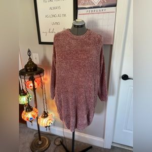 Pink Lily - Blush Pink Chunky Sweater Dress size Small